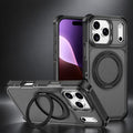 ChubbyArmor SpinRing – Magnetic Shockproof Case with 360° Rotating Metal Kickstand for iPhone 18