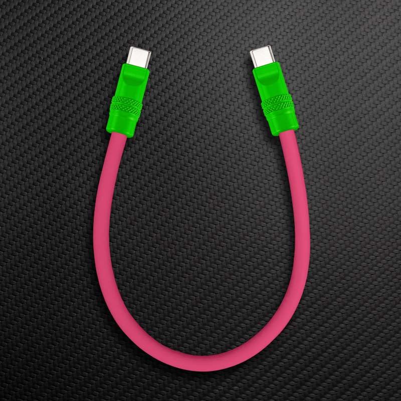 "Color Block Chubby" Power Bank Friendly Cable