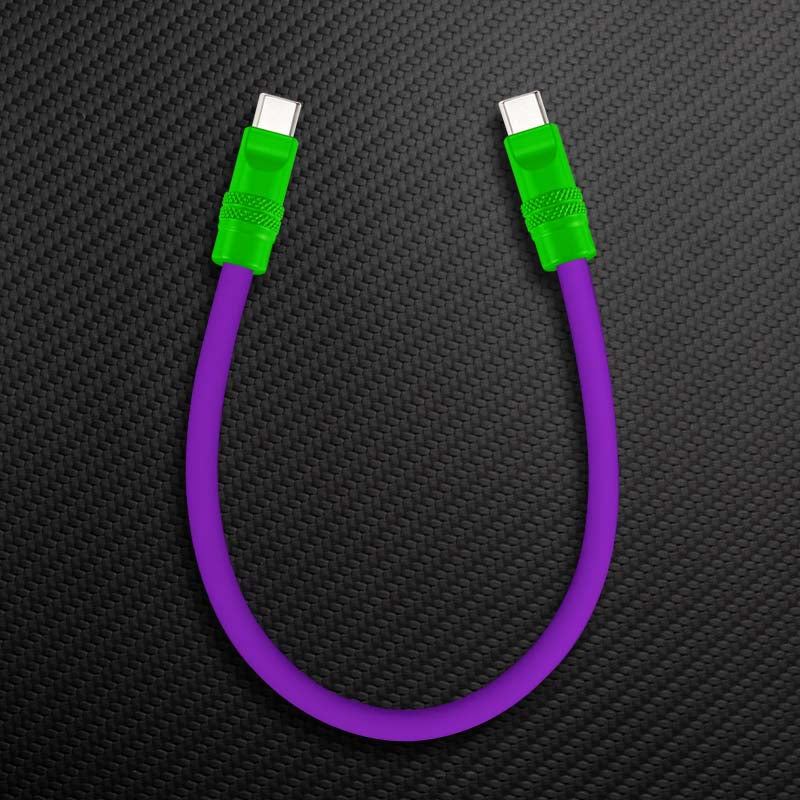 "Color Block Chubby" Power Bank Friendly Cable