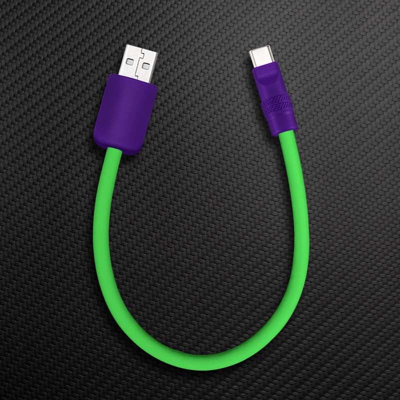 "Color Block Chubby" Power Bank Friendly Cable