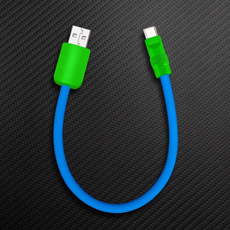 "Color Block Chubby" Power Bank Friendly Cable