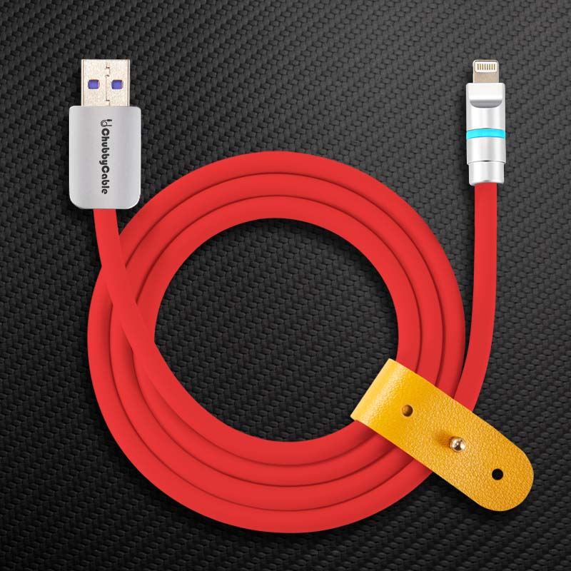 "Neon Chubby" Fast Charge Cable With Smart Light