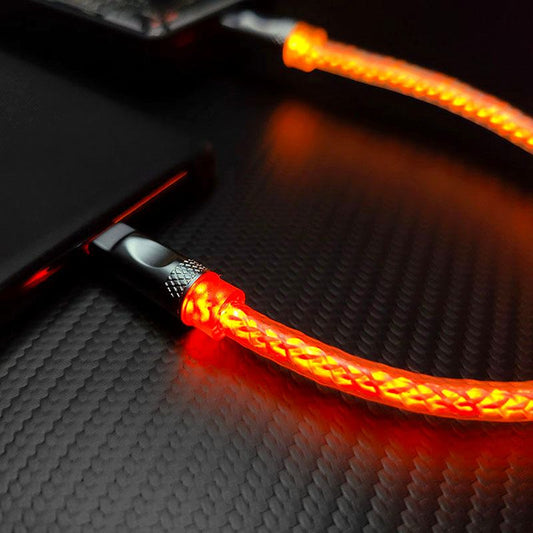 "Neon Chubby" Power Bank Friendly Color-Changing Luminous Cable